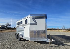 2-Horse Slant Load Bumper Pull 2026 4-Star Horse Trailer in Conrad, Montana